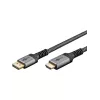 Goobay 65271 Video kabeļa adapteris 5 m DisplayPort–HDMI Pelēks