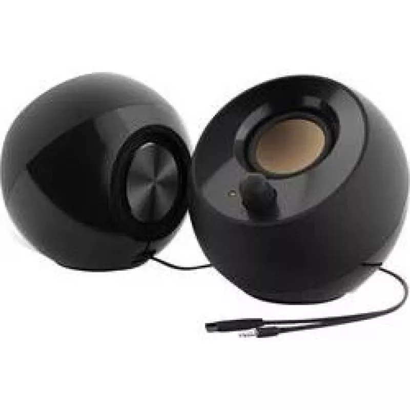 Creative Pebble 2.0 galddatora stereo skaļruņi, melni