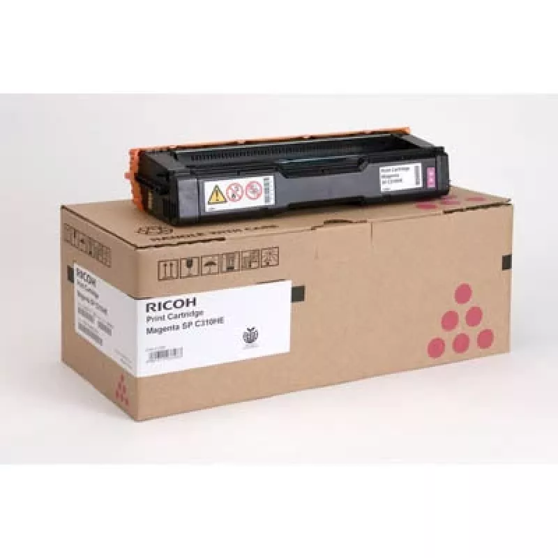 Ricoh SP C310HE oriģināla toneru kasetne, 1 gab., fuksīna (magenta)