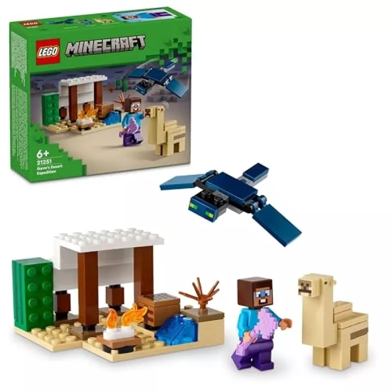 Lego Minecraft 21251 Stīva tuksneša ekspedīcija biomas komplekts