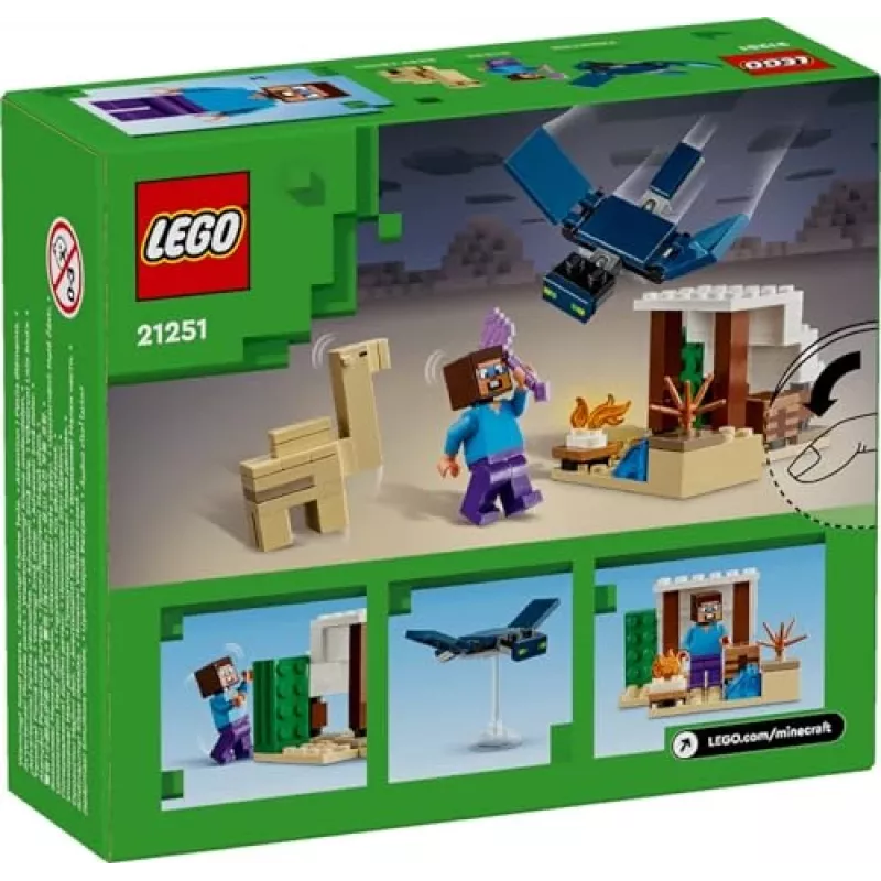 Lego Minecraft 21251 Stīva tuksneša ekspedīcija biomas komplekts