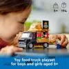 LEGO City Burger Furgons Bērniem no 5 Gadiem - Pārtikas Kravas Auto Ar Virtuvi Un Figūriņām