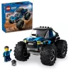 Konstruktors LEGO City 60402 Zils Monster Truck ar lielām riepām, 148 gab., 1 minifigūra, vecumam 5+