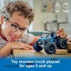 Konstruktors LEGO City 60402 Zils Monster Truck ar lielām riepām, 148 gab., 1 minifigūra, vecumam 5+