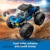 Konstruktors LEGO City 60402 Zils Monster Truck ar lielām riepām, 148 gab., 1 minifigūra, vecumam 5+