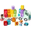 Konstruktors LEGO DUPLO 10421 ABC Kravas Auto, 36 gab., 2 minifigūras, vecumam no 2+ gadiem, izmēri 110×140×70 mm