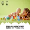 Konstruktors LEGO DUPLO 10421 ABC Kravas Auto, 36 gab., 2 minifigūras, vecumam no 2+ gadiem, izmēri 110×140×70 mm