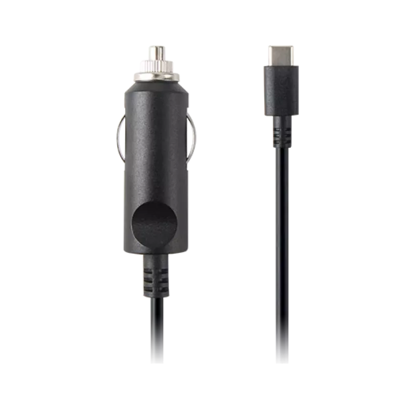 Lādētājs Lenovo 40AK0065WW automašīnai, melns, USB-C, 12V/15V