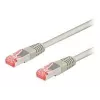Wentronic Goobay CAT 6 savienojuma kabelis, S/FTP (PiMF), Pelēks, 10 m - LSZH bezhalogēna, Vara (50891)