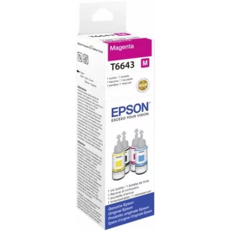Epson T6643 70ml tintas pudele – fuksīna