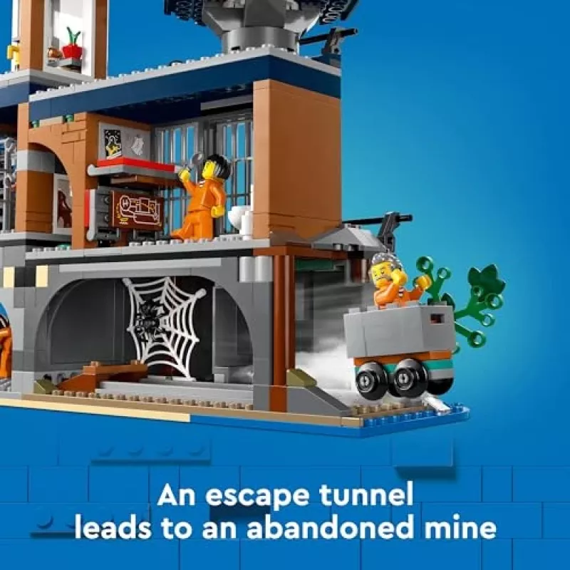 LEGO City Policijas iecirknis un cietuma sala 60419 — 980 gab., 7 minifigūras
