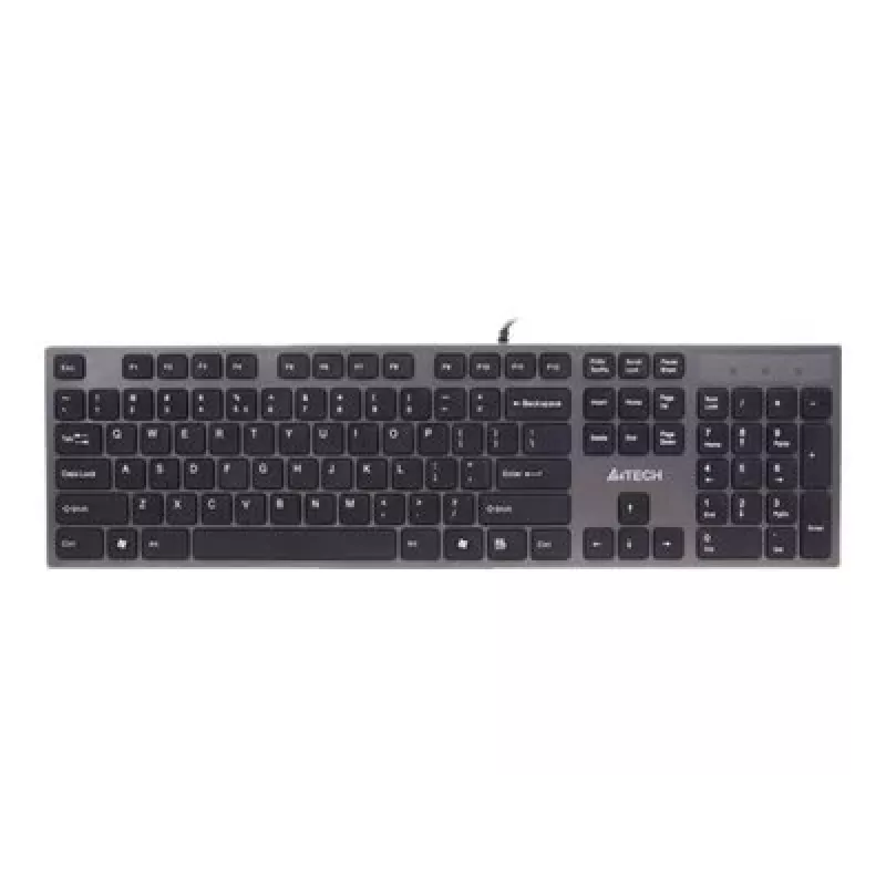 A4Tech KV-300H klaviatūra USB QWERTY Melna, Pelēka
