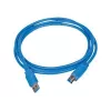 Gembird USB 3.0 kabelis - USB A (tēviņš) uz USB B (tēviņš) - 1,8 m - zils