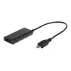 Adapteris MHL (vīrietis) -> HDMI (sieviete) + USB Micro-B (sieviete) (11 PIN) 16 cm