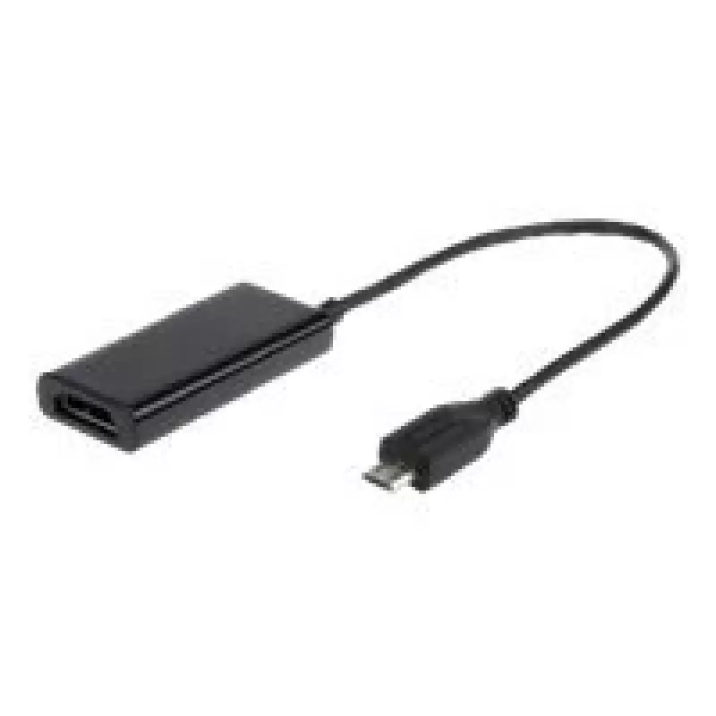 Adapteris MHL (vīrietis) -> HDMI (sieviete) + USB Micro-B (sieviete) (11 PIN) 16 cm