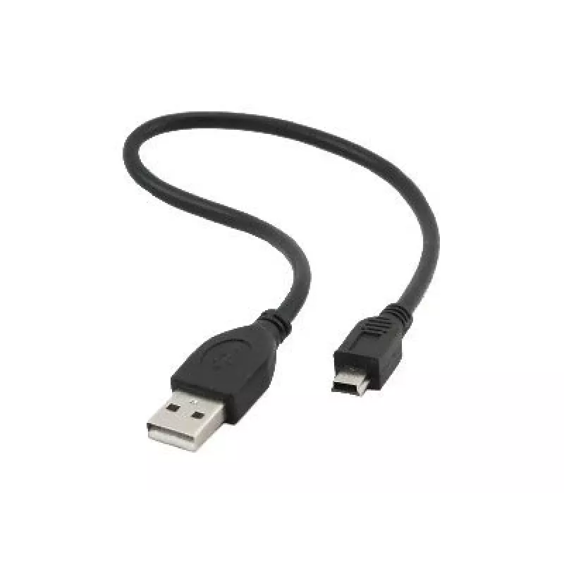 Gembird USB 2.0 A uz Mini-USB M kabelis 0.3m pelēks