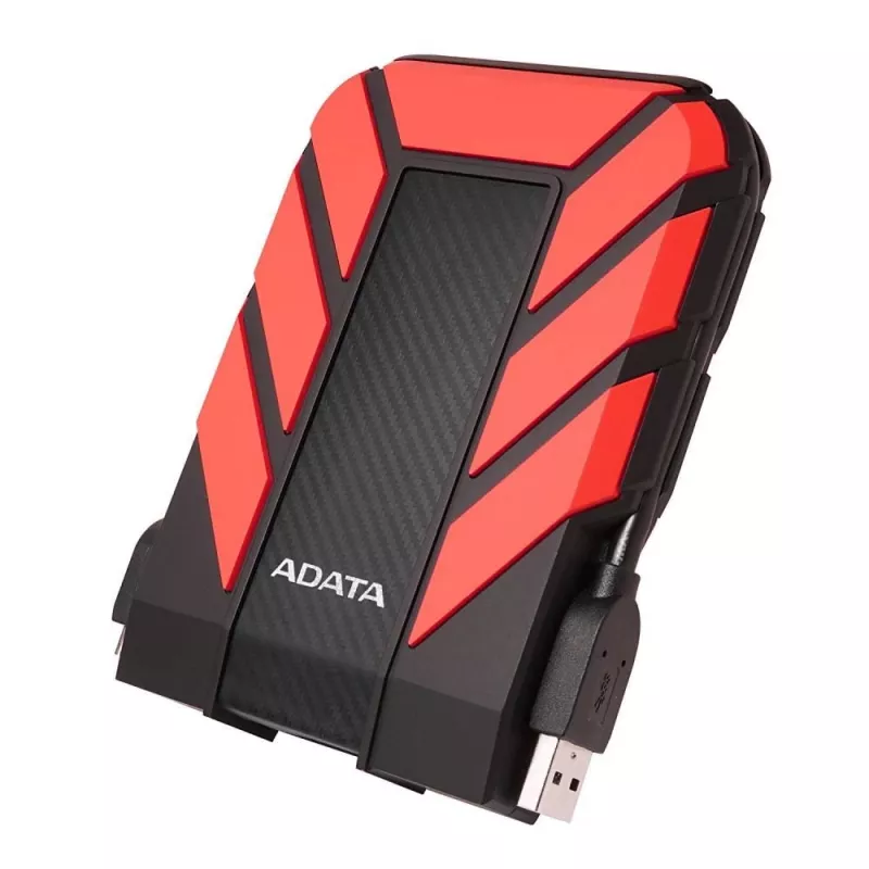 Ārējais cietais disks ADATA HD710 Pro 1 TB 2.5 collu USB 3.2 Gen 1 Melns, Sarkans