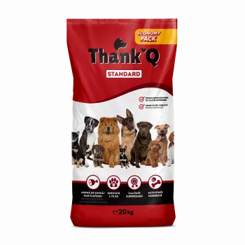 THANK'Q Standard Ham sausā suņu barība - 20 kg