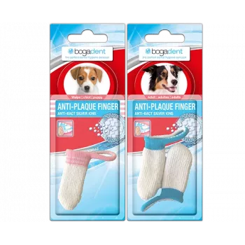 BOGAR Bogadent® Anti-plaque pirksta uzgalis – zobu aplikuma noņemšanai – 2 gab.
