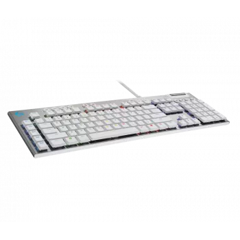 LOGITECH G815 LIGHTSPEED RGB mehāniskā spēļu tastatūra – GL Tactile – BALTA – PAN – USB – NORDIC-613 – TAKTILIE SLĒDŽI
