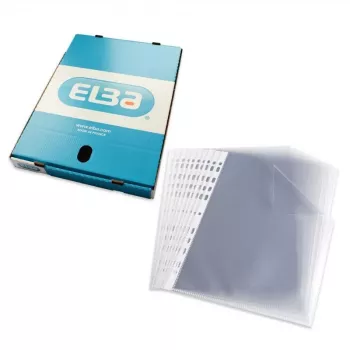 ELBA Kabatas mapes A4, PP 0.08 mm, caurspīdīgas, universāla perforācija (971508)