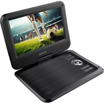 SENCOR SPV 2105 10.1 collu portatīvais DVD atskaņotājs ar USB/SD, grozāmo ekrānu un auto adapteri