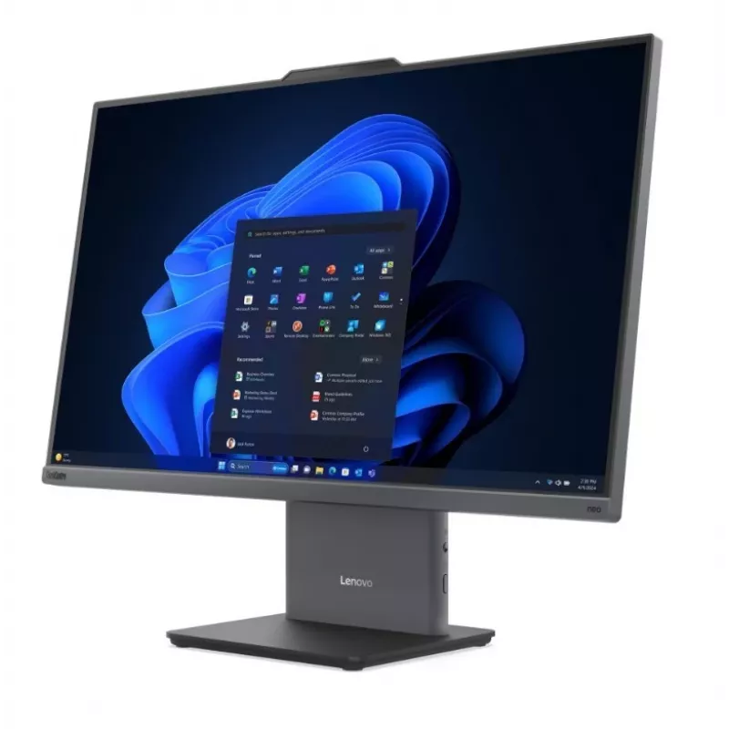 Lenovo ThinkCentre neo 50a 24 Gen 6 13QH000GPB viss vienā dators, Intel Core Ultra 5 226V, 23,8 collu Full HD, 16GB LPDDR5X, 512GB SSD, Windows 11 Pro