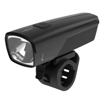 ANSMANN 1600-0524 LED priekšējais velosipēda lukturis, 500 lūmeni, 50 luksi, 2600mAh, 2W, melns