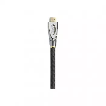 PYTHON HDMI 2.0 kabelis 2m Melns 4K 60Hz 18Gbps Nylon Pīts