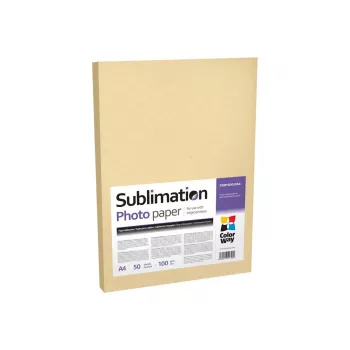 COLORWAY PSM100050A4 Sublimation Transfer Paper A4 100 g/m² Glossy 50 Sheets