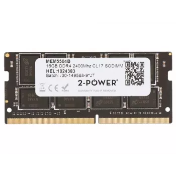 2-POWER MEM5504B 16 GB DDR4 2400 MHz SODIMM Laptop RAM modulis