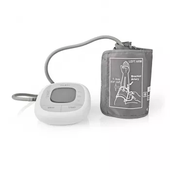Nedis HCBL400WT Asinsspiediena mērītājs, augšdelms, LCD ekrāns, 22-42 cm aproce, balts