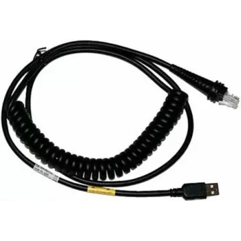 Honeywell USB Interface Cable, USB Type-A to USB Type-C, 3m Coiled, Black