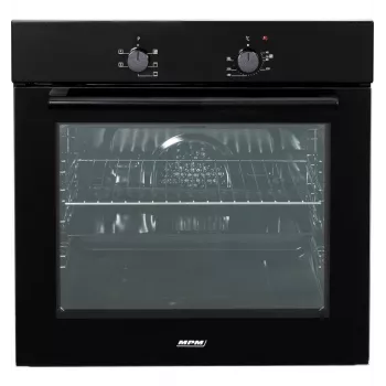 MPM MPM-63-BO-12T Iebūvējamā elektriskā cepeškrāsns 65L Melns/Nerūsējošais tērauds