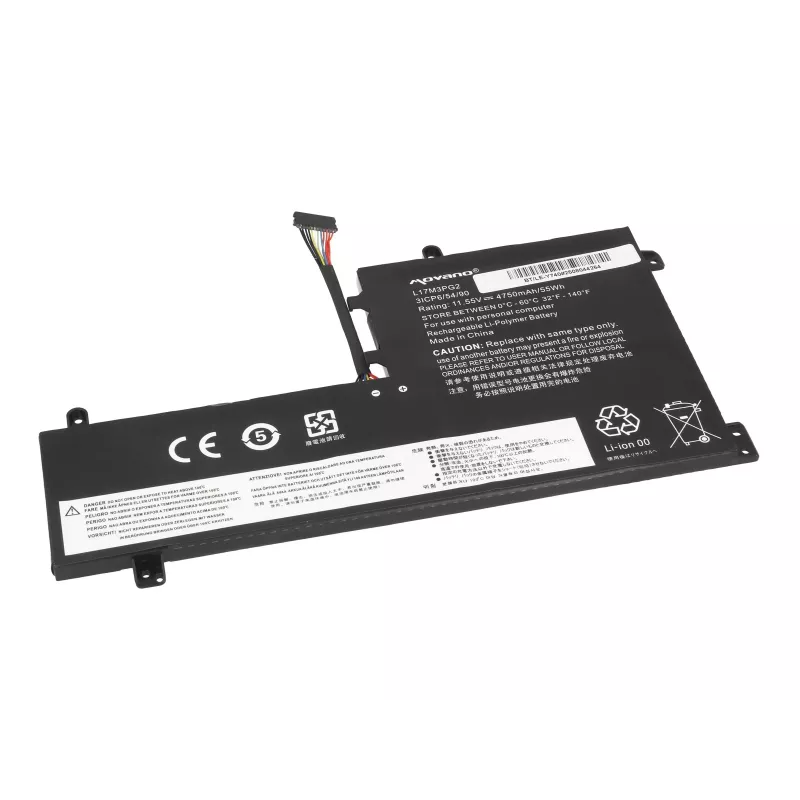 MITSU Battery L17C3PG2 priekš Lenovo Legion Y530 Y730 Y7000 - 4750 mAh (55 Wh)