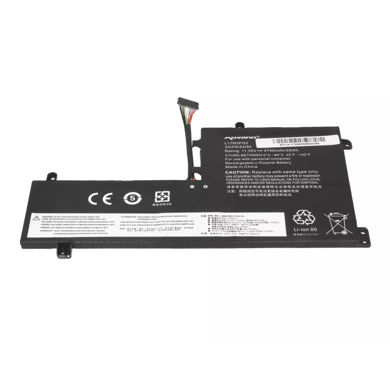 MITSU Battery L17C3PG2 priekš Lenovo Legion Y530 Y730 Y7000 - 4750 mAh (55 Wh)