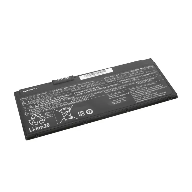 MITSU Battery FPB0338S Fujitsu LifeBook U758 - 3490 mAh (50 Wh)