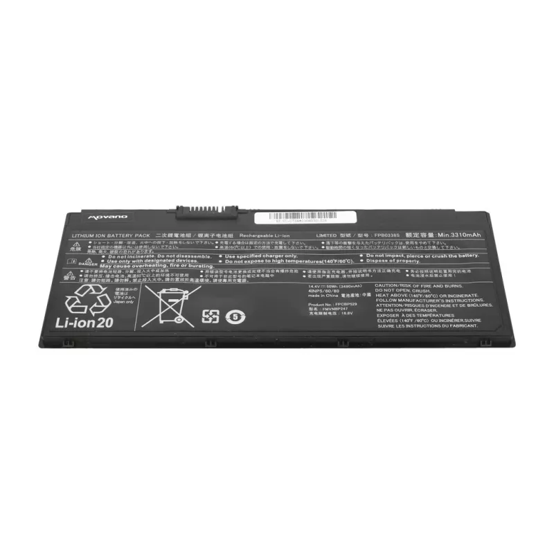 MITSU Battery FPB0338S Fujitsu LifeBook U758 - 3490 mAh (50 Wh)