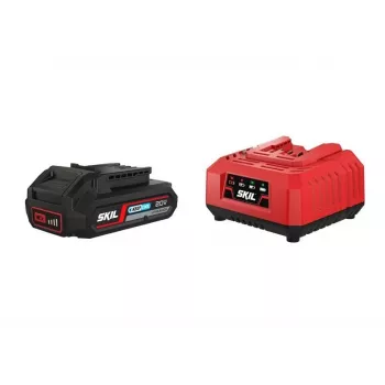 SKIL 2.4A Lādētājs + 2.0Ah Akumulators PWRCORE 20 3136AA