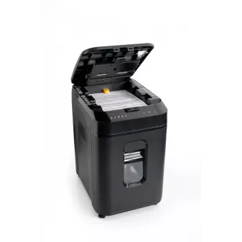 WALLNER Shredder AF160 C2 Cross-Cut Paper Shredder, 160-Sheet Auto Feed, P-4 Security, 26L Bin, Black