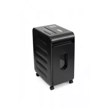 Wallner MR 2208 C2 Cross-Cut Papīra Smalcinātājs, 8 Lapas, 15 L, Melns