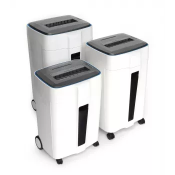 WALLNER Shredder HD-120 C2 Cross-Cut Paper Shredder, 12 Sheets, 21L, Black