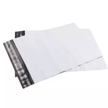BSTECH PollyMailers 3XL 50gab - Baltas polietilēna pastas aploksnes 24x24 collas ar pašlīmējošo aizdari