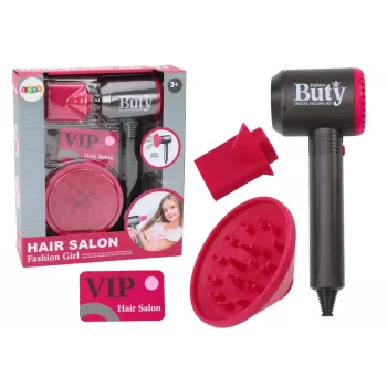 LEAN TOYS Toy Hair Dryer Diffuser Blowing Hair Styling For Children