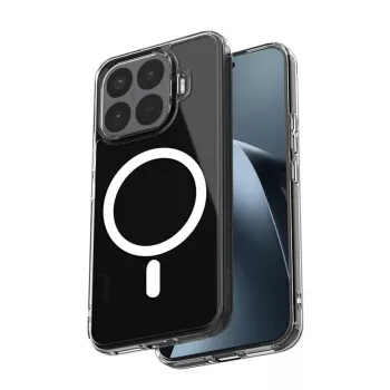 Crong Hybrid Clear Magnetic MagSafe Case for Xiaomi 13T 5G / 13T Pro 5G (Caurspīdīgs)