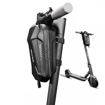 WILDMAN Electric Scooter Storage Bag 3L Black Frame Bag for Xiaomi Ninebot