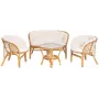 4Living Bahama Outdoor Lounge Set 4-Piece Light Grey