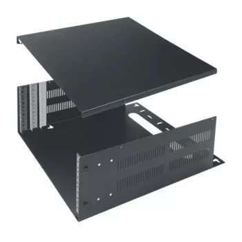 Vaddio Middle Atlantic 4U sienas statīva korpuss - Melns - 19 inch