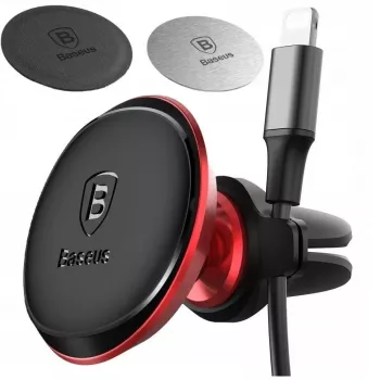 BASEUS Magnetic Car Vent Mount Holder Red