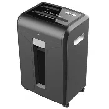 Deli E14400 Cross-Cut Papīra Šrederis, 12 Lapas, 23L, Melns